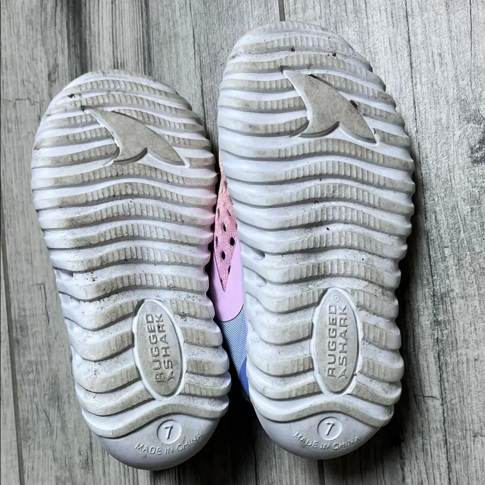 Pastel Rainbow Kids Water Shoes| size 7